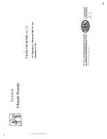 ITT lo15-page-printer - Manual 